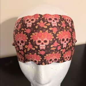 Colorful Skull "Day of the Dead" 4" Patterned Headband by Bondi Band